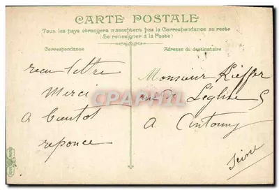 Lyon — El puente del Mide — editor L.V. n°52 — Reverso