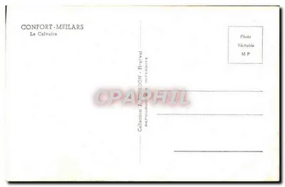Calvaire de Confort-Meilars — éditeur Confort-Meilars, n° de série non visible — Verso