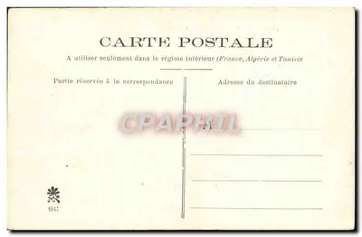 Orléans - O Hotel de Ville — n° de série 1047 — Verso