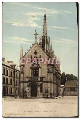 Bretœuil (Eure) — O Hotel de Ville — Livraria Lerçoy, em Bretœuil