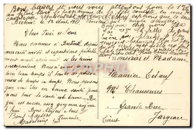 Bretœuil (Eure) — O Hotel de Ville — Livraria Lerçoy, em Bretœuil — Verso