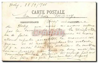 Vichy — Widok na rzekę Allier i Golf — LL. — Wydawca LL. — N° 142 — Rewers