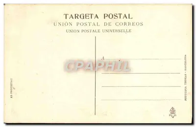 Muzeum Episkopale w Vich — Taula pomalowana przez Lluís Borrassà (Rok 1414) — Fototèria Thomas - Barcelona — Rewers