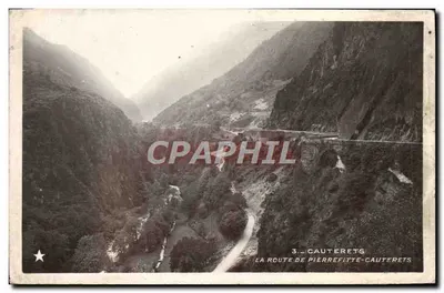 A Estrada de Pierrefitte-Cauterets — Visão do cânion — Editor Étoile, Paris, n°3