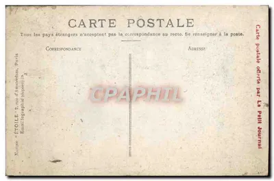 A Estrada de Pierrefitte-Cauterets — Visão do cânion — Editor Étoile, Paris, n°3 — Verso