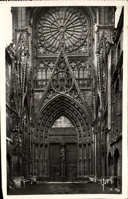 Catedral de Rouen — Cour dos Livreiros — Editor Yvon, n° 822