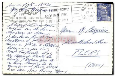 Pałac Sądowy — Sala Pas-Perdus — Estel — Rewers