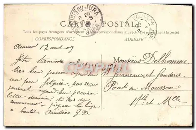 Morez (Alt. 732 m.) — Hotel de Ville — Verso
