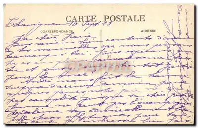 Laon — Katedra — L.S., wyd. Hautmont (Północ) nr 9 — Rewers