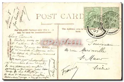 Il Monumento, Londra — editore sconosciuto, n° 7334 — Verso