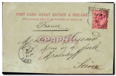 Trafalgar Square — colonne napoléonienne et bâtiments classiques — éditeur 'POST CARD-GREAT BRITAIN & IRELAND' n°628 — Verso