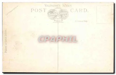 The Long Avenue, Castillo de Windsor — Serie Valentine Postcard — Reverso