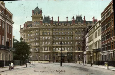 The Langham Hotel. Londres. — Carta postal antiga — editor não visível, n° de série 11352