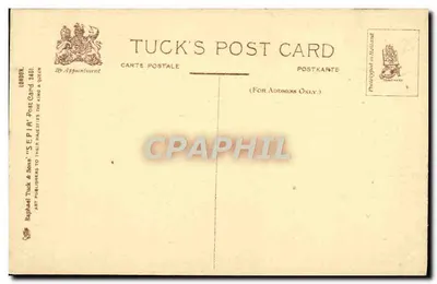LONDRA — I GUARDIA DEI CAVALLI — Tuck & Sons — Verso
