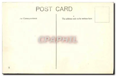 Os Tribunais, Londres — vista arquitetônica — editor não identificado, n° de série 8 — Verso