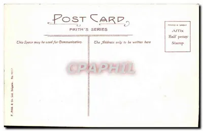 Oxford, Keble College — Fundado A.D. 1870 — Série Frith's — Verso
