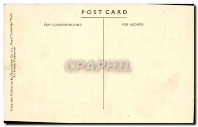 Londyn, Arc de marbre — widok panoramiczny — Royal Tunbridge Wells, Royal Photchrom Co. Ltd. — Rewers