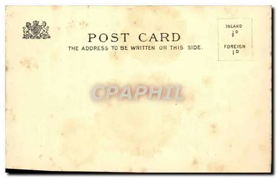 O Porto de Refúgio — Frederick Walker A.R.A. — Raphael Tuck & Sons 'Calendar' Cartão Postal N° 5884 — Verso