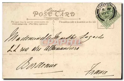 Charles I aguardando Henrietta Marie — Episódio VII — Lambert Weston & Son Ltd. Dover /12 — Verso