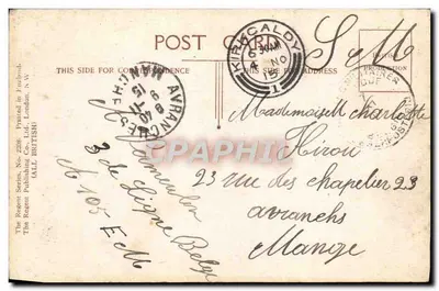 Uśmiechnięty żołnierz — karikatura — The Regent Publishing Co. Ltd., seria Nr 2298 — Rewers