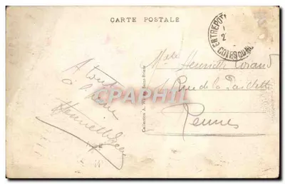 Capo Fréhel — Grotte della Bretagna pittoresca — A. W. 2928 — Verso
