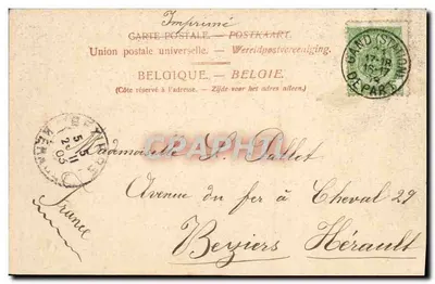 Widok Parku — Gand — H.N. à A. No 691 — Rewers