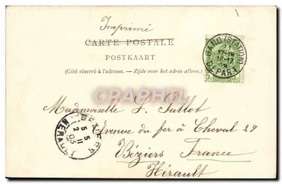 Gand. Ruínas de Saint-Bavon — Cripta da Virgem — F. O. n°258 — Verso