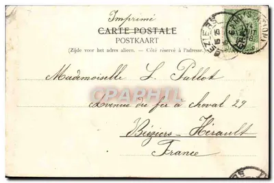 Palácio de Justiça — Gand — D. Jacobs — Verso