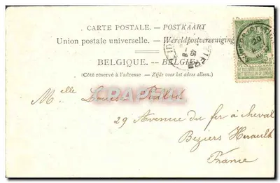 L'Athénée Royal — Anvers — G. Hermans, wyd., Anvers, N. 160 — Rewers