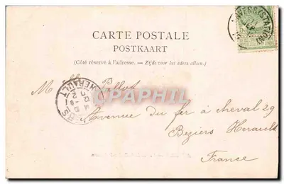 Anvers — Vista da Cidade de Cima — J. Debavernier, N.º 18, G.H. Ed. A. — Verso