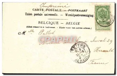 Antwerppia - Brabo - wydawca J. Detavernier, nr 2 — Rewers