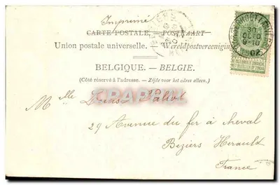 O Museu de Antiguidades (Le Steen) — Anvers — J. Debavannier, editor N. 21, G. Hermans, Anvers — Verso