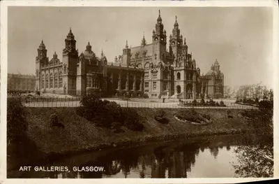 Galerias de Arte, Glasgow — vista panorâmica — editor não identificado, n° de série 2