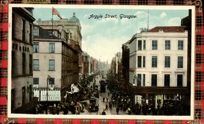 Argyle Street, Glasgow — vista animada — Fraserer