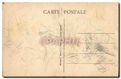 Vichy - Rue de Paris — widok ulicy z budynkami i sklepami — wydawca Idéal, nr 463 — Rewers