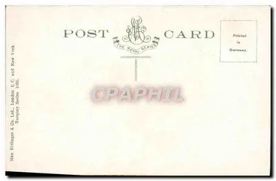 Abbazia Crescent, Torquay — vista della spiaggia e degli edifici — Max Ertilinger & Co. Ltd., serie Torquay 1085 — Verso