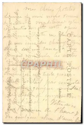 Paris - A Igreja de Santa Madeleine e a perspectiva dos Grandes Boulevards — C.M. n°92 — Verso