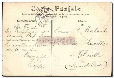 Bonsecours — Katedra i pomnik Jeanne d'Arc — Rewers