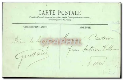 Le Tréport — Katedra św. Jakuba — LL. n°24 — Rewers