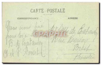 Ste-ANNE-d'AURAY - Statua Cudowna — Zbiór H. Laureau, Fort-Louis, nr 2985 — Rewers