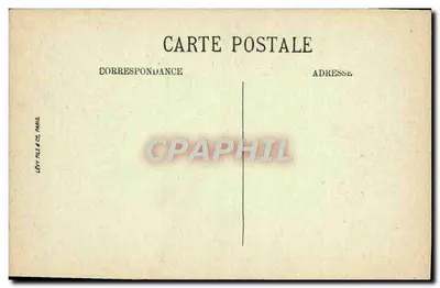 Compiègne — Zamek — Pokój sypialny Marie-Antoinette — LL. — Rewers