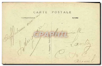 Montrichard (Loire-et-Cher) — Entrada do Castelo — A. Papoghin — Verso