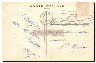 Angers — Zamek — P.C. nr 45 — Rewers