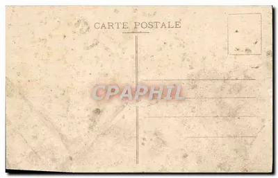 Bilhete postal antigo Talcy Antigo Castelo Feudal — Verso