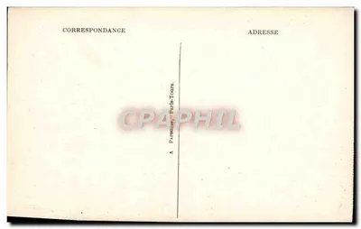 Chambord — Zamek — Façada Północno-Zachodnia — A.P. — Rewers