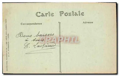 Zamek w Chambord (pod Ludwikiem XIV) — rzeźba Côté Couesnon — wydawca JND Phot. — Rewers
