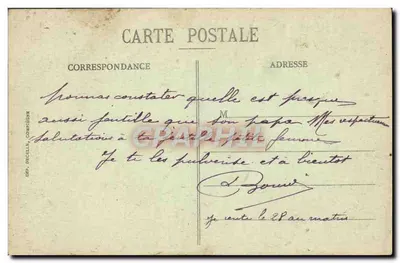 Zamek w PIERREFONDS widziany z jeziora — Dacelle — Rewers