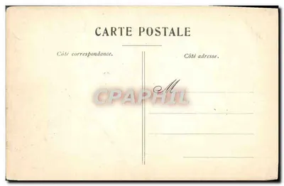 Château de Chaumont en de Loir — Hoofdingang — uitgever onbekend — Achterkant