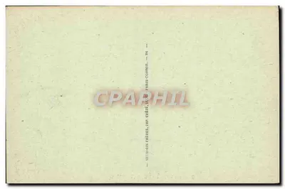 Zamek Lavardin — ruiny na wzniesieniu z drzewami — JND Phot. — Rewers