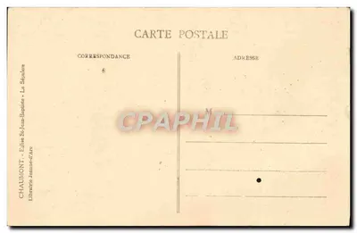 Sztukatorzona scena pogrzebowa — kaplica wydawnictwa Jeanne-d'Arc — Chaumont — Rewers